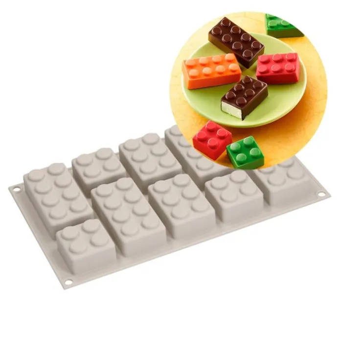 Molde bombones Choco Block (Lego) - Silikomart