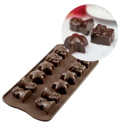 Molde bombones Christmas - Silikomart