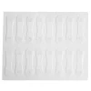 Molde bombones lenguas de gato 7,5 cm (16 cavidades)