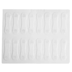 Molde bombones lenguas de gato 7,5 cm (16 cavidades)
