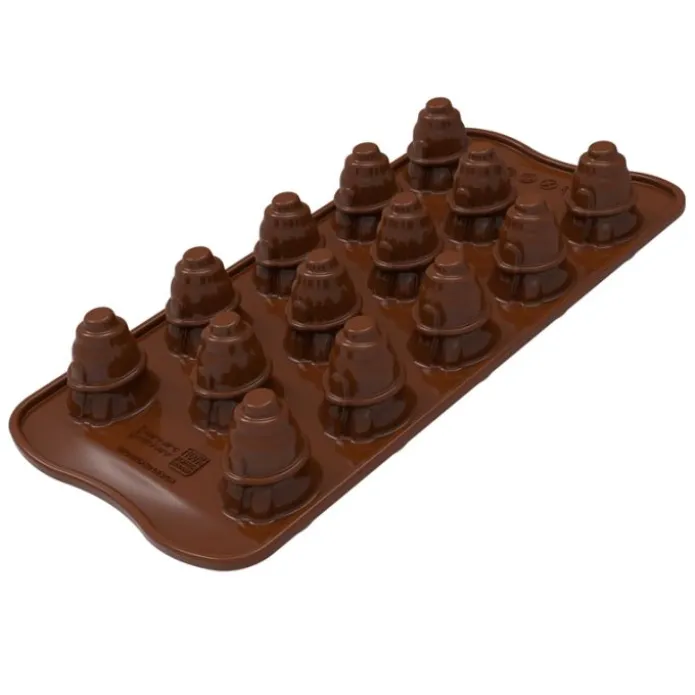 Molde bombones muñecos de nieve - Silikomart