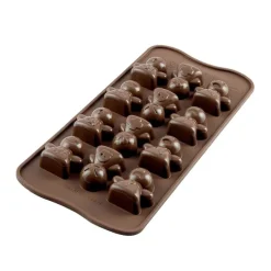 Molde bombones Muñequitos expresivos - Silikomart