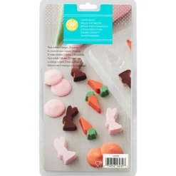 Molde 24 conejos y zanahorias para candy melts - Wilton
