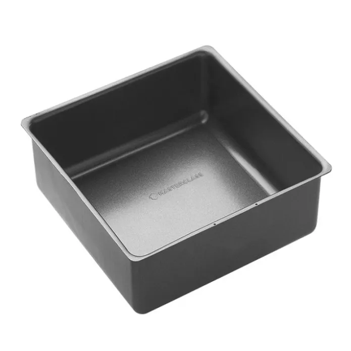 Molde cuadrado alto con base extraíble Master Class 20 cm - Kitchen Craft