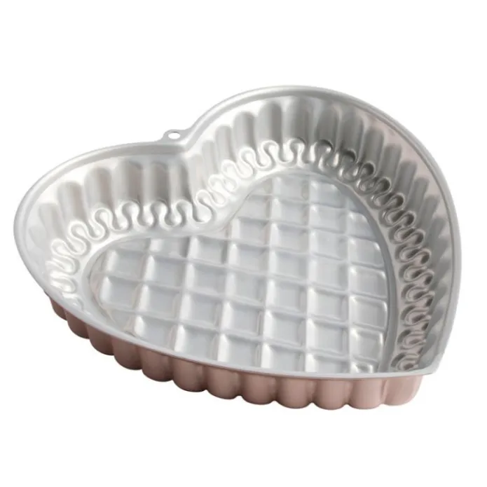 Molde de aluminio corazón acolchado - Nordic Ware