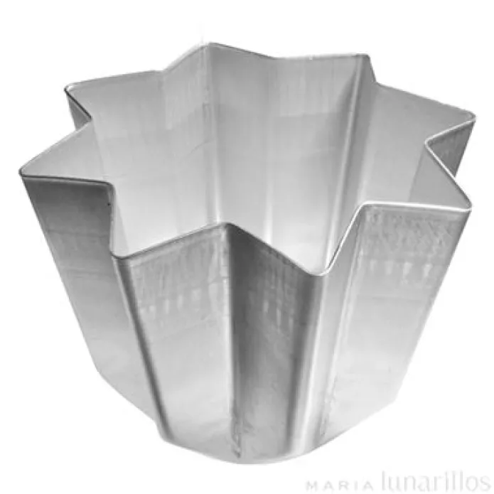 Molde de aluminio para pandoro 500 gr - Decora