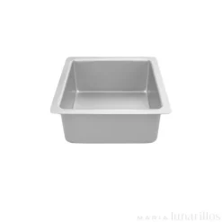 Molde de aluminio profesional cuadrado 15 x 7,5 cm - Decora