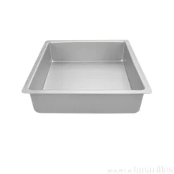 Molde de aluminio profesional cuadrado 25 x 7,5 cm - Decora