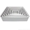 Molde de aluminio profesional cuadrado 20 x 10 cm - Decora