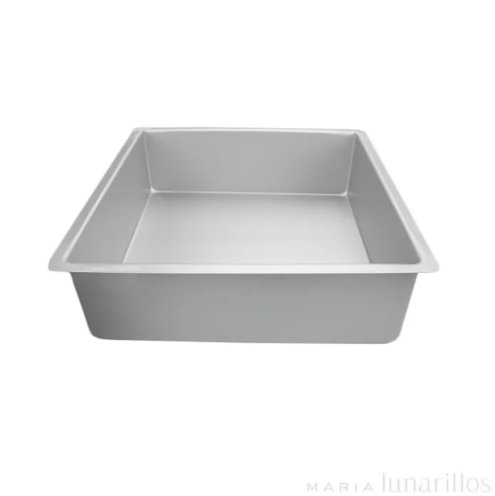 Molde de aluminio profesional cuadrado 30 x 10 cm - Decora