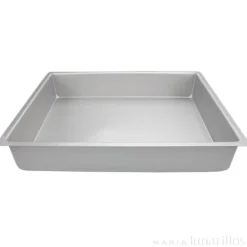 Molde de aluminio profesional rectangular 40 x 30 x 7,5 cm - Decora