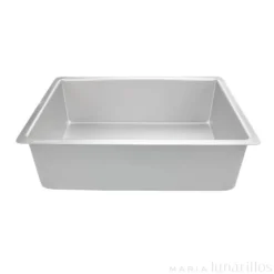 Molde de aluminio profesional rectangular 30 x 20 x 10 cm - Decora
