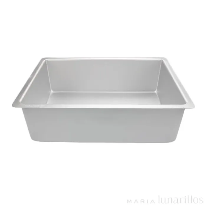 Molde de aluminio profesional rectangular 30 x 20 x 10 cm - Decora