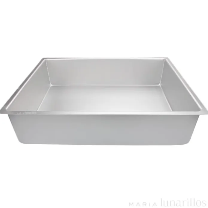 Molde de aluminio profesional rectangular 40 x 30 x 10 cm - Decora
