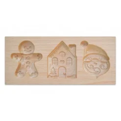 Molde de madera galletas rellenas Navidad - ScrapCooking