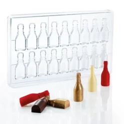 Molde de policarbonato para 18 bombones botella - Martellato