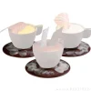 Molde de policarbonato para 3 platillos de chocolate - Martellato