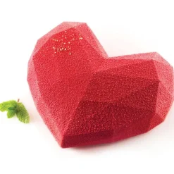 Molde de silicona Amore Origami con cortador - Silikomart Professional
