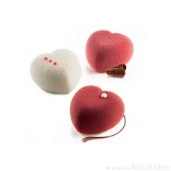 Molde de silicona Amorini 8 cavidades con cortador - Silikomart Professional