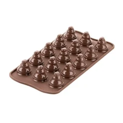 Molde de silicona bombones Choco Trees - Silikomart