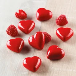 Molde de silicona bombones Corazones - Silikomart