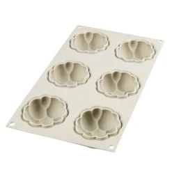 Molde de silicona burbujas Bollicine 6 cavidades - Silikomart