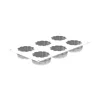 Molde de silicona Charlotte con 6 cavidades - Silikomart Professional