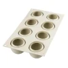 Molde de silicona Dolce Tartufo 8 cavidades - Silikomart