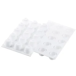 Molde de silicona Mela, Ciliegia & Pesca 30 con 15 cavidades- Silikomart Professional