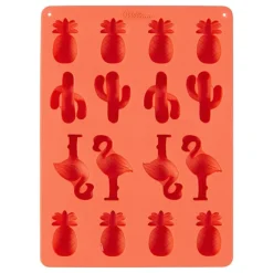 Molde de silicona para Candy Melts Piña, flamenco y cactus - Wilton