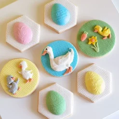 Molde de silicona para fondant Huevos de Pascua - Katy Sue Designs