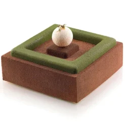 Molde de silicona para rellenos cuadrados - Silikomart Professional