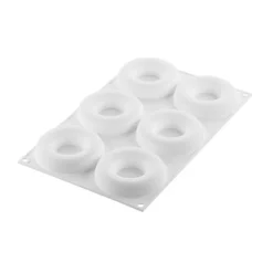 Molde de silicona Promise 65 con 6 cavidades y cortador - Silikomart Professional