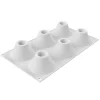 Molde de silicona Vesubio con 6 cavidades - Silikomart Professional