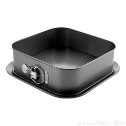 Molde desmontable cuadrado con base con bordes 17 cm - Ibili
