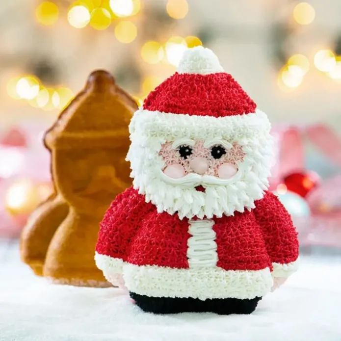 Molde 3D Papá Noel Navidad 20 cm - Decora