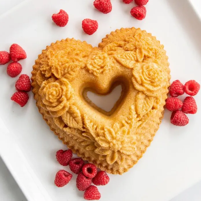 Molde Floral Heart Bouquet Bundt Pan - Nordic Ware
