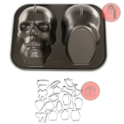 Molde Haunted Skull Pan - Nordic Ware + REGALO cortadores