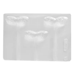 Molde para 3 bombones Bigotes con palito
