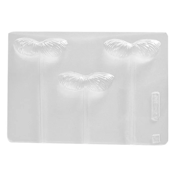 Molde para 3 bombones Bigotes con palito