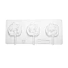 Molde para 3 bombones calabazas con palito