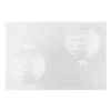 Molde para chocolate adorno bola ondas Navidad