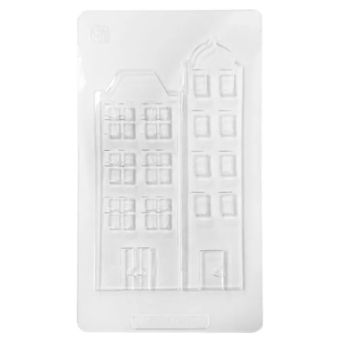 Molde para chocolate edificios 18 cm