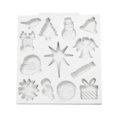 Molde para fondant adornos Navidad - Katy Sue Designs
