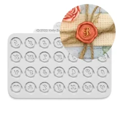 Molde para fondant Alfabeto mayúsculas sellos - Katy Sue Designs