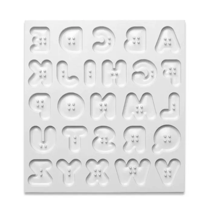 Molde para fondant Alfabeto mayúsculas botones - Katy Sue Designs