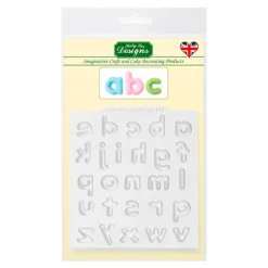 Molde para fondant Alfabeto minúsculas - Katy Sue Designs