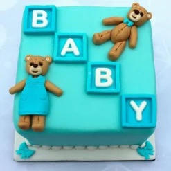 Molde para fondant bloques de bebé - Katy Sue Designs