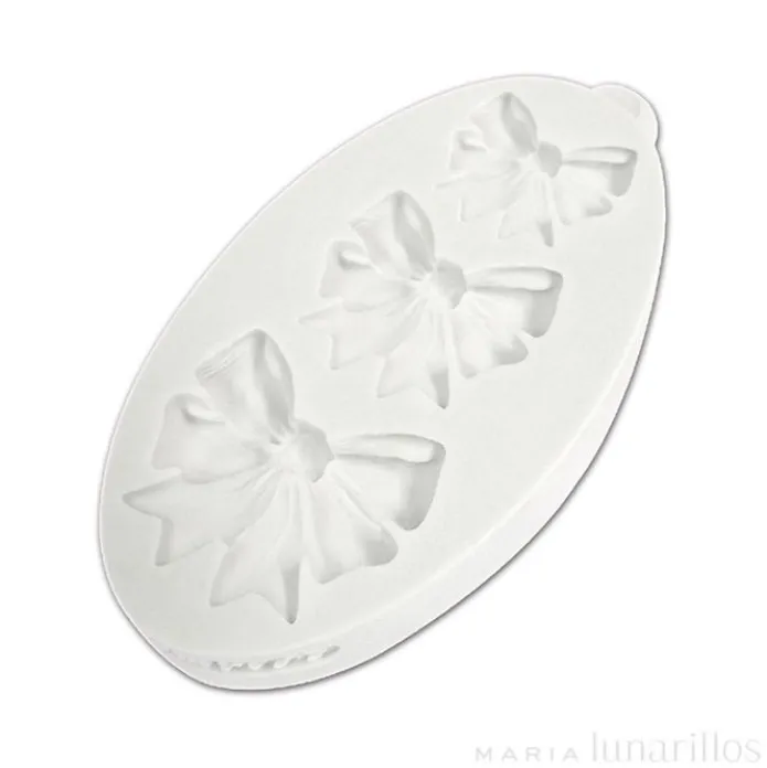 Molde para fondant Bow Trio - Katy Sue Designs