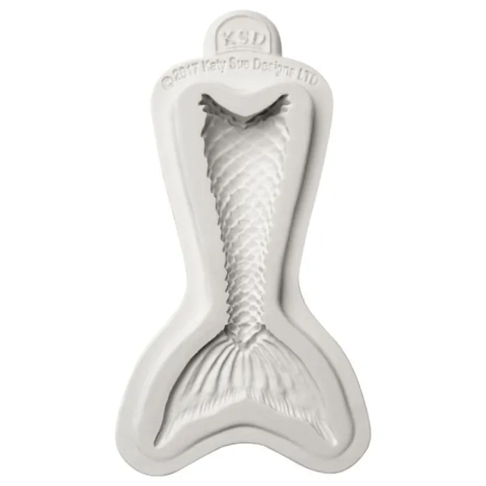 Molde para fondant cola de sirena - Katy Sue Designs